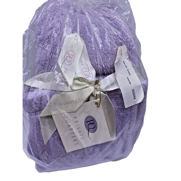 Private Quarters Spa Leaf Booties Lavender Scented Beaded Gel Socks NEW - Picture 4 of 8